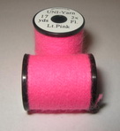 UNI - Yarn 17 yds 2x fl lt pink